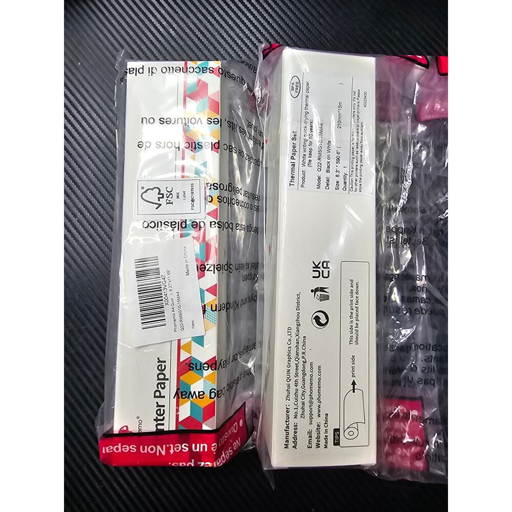 2x -Phomemo A4 Thermal Paper, M08F-Letter M832 M833 M835 M836 Size 8.27"x11.69"